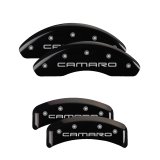 MGP 4 Caliper Covers Engraved Front & Rear Cursive/Charger Yellow finish black ch thumbnail 6
