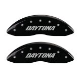 MGP 4 Caliper Covers Engraved Front & Rear Daytona Black finish silver ch thumbnail 4