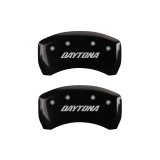 MGP 4 Caliper Covers Engraved Front & Rear Daytona Black finish silver ch thumbnail 7