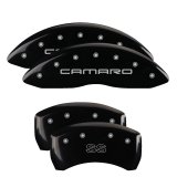 MGP 4 Caliper Covers Engraved Front & Rear Daytona Yellow finish black ch thumbnail 6