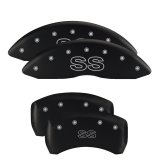 MGP 4 Caliper Covers Engraved Front & Rear MGP Black finish silver ch thumbnail 2