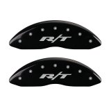 MGP 4 Caliper Covers Engraved Front & Rear RT1-Truck Black finish silver ch thumbnail 6