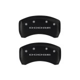 MGP 4 Caliper Covers Engraved Front & Rear With out stripes/Dodge Red finish silver ch thumbnail 9