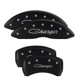 MGP 4 Caliper Covers Engraved Front & Rear MGP Black finish silver ch thumbnail 4