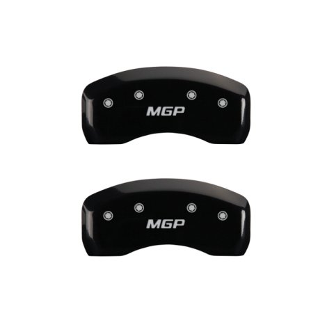 MGP 4 Caliper Covers Engraved Front & Rear MGP Black finish silver ch thumbnail 8