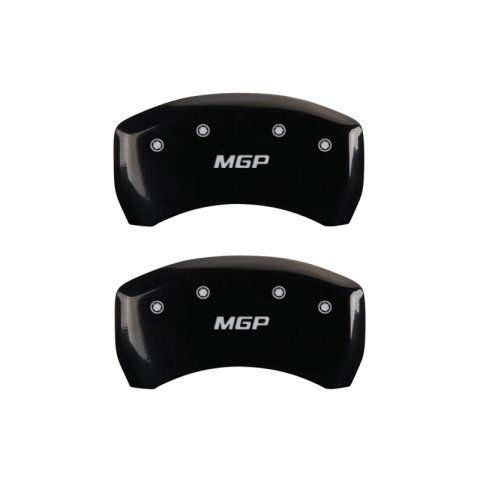 MGP 4 Caliper Covers Engraved Front & Rear MGP Black finish silver ch thumbnail 7