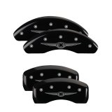 MGP 4 Caliper Covers Engraved Front & Rear MGP Black finish silver ch thumbnail 5