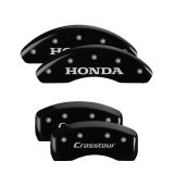 MGP 4 Caliper Covers Engraved Front Honda Engraved Rear Crosstour Black finish silver ch thumbnail 3