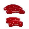 MGP 4 Caliper Covers Engraved Front & Rear i-Vtec Red finish silver ch thumbnail 8