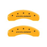 MGP 4 Caliper Covers Engraved Front & Rear Oval logo/Ford Black finish silver ch thumbnail 6