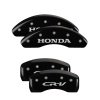 MGP 4 Caliper Covers Engraved Front Honda Engraved Rear CR-V Black finish silver ch thumbnail 8