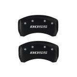 MGP Rear set 2 Caliper Covers Engraved Rear Boss Red finish silver ch thumbnail 8