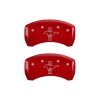 MGP Rear set 2 Caliper Covers Engraved Rear 2015/Bar & Pony Red finish silver ch thumbnail 7
