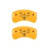MGP Rear set 2 Caliper Covers Engraved Rear 2015/Bar & Pony Yellow finish black ch thumbnail 7