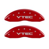 MGP 4 Caliper Covers Engraved Front & Rear Vtech Red finish silver ch thumbnail 4