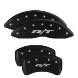 MGP 4 Caliper Covers Engraved Front & Rear RT Black finish silver ch thumbnail 6