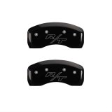 MGP 4 Caliper Covers Engraved Front & Rear Vintage Style/RT Black finish silver ch thumbnail 2
