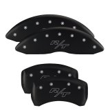 MGP 4 Caliper Covers Engraved Front & Rear Vintage Style/RT Black finish silver ch thumbnail 7