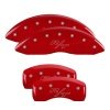 MGP 4 Caliper Covers Engraved Front & Rear Vintage Style/RT Red finish silver ch thumbnail 8