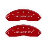 MGP 4 Caliper Covers Engraved Front & Rear With out stripes/Journey Red finish silver ch thumbnail 4