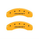 MGP 4 Caliper Covers Engraved Front & Rear With out stripes/Journey Yellow finish black ch thumbnail 2