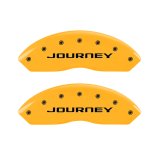 MGP 4 Caliper Covers Engraved Front & Rear With out stripes/Journey Yellow finish black ch thumbnail 4