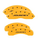 MGP 4 Caliper Covers Engraved Front & Rear With out stripes/Journey Yellow finish black ch thumbnail 5