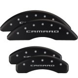 MGP 4 Caliper Covers Engraved Front & Rear RT Black finish silver ch thumbnail 3