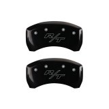 MGP 4 Caliper Covers Engraved Front Block/Challenger Engraved Rear Vintage Style/RT Blk fnsh slvr ch thumbnail 9