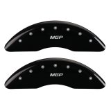 MGP 4 Caliper Covers Engraved Front & Rear MGP Black finish silver ch thumbnail 2