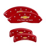 MGP 4 Caliper Covers Engraved Front & Rear Bowtie Yellow finish black ch thumbnail 6