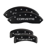 MGP 4 Caliper Covers Engraved Front & Rear Gen 5/Camaro Red finish silver ch thumbnail 6