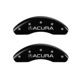 MGP 4 Caliper Covers Engraved Front Acura Engraved Rear ILX Black finish silver ch thumbnail 5