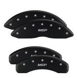 MGP 4 Caliper Covers Engraved Front & Rear With out stripes/Dodge Black finish silver ch thumbnail 6