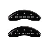 MGP 4 Caliper Covers Engraved Front & Rear With out stripes/Dodge Black finish silver ch thumbnail 7