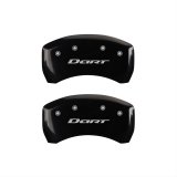 MGP 4 Caliper Covers Engraved Front & Rear With out stripes/Dart Black finish silver ch thumbnail 2
