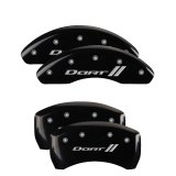 MGP 4 Caliper Covers Engraved Front & Rear With stripes/Dart Black finish silver ch thumbnail 5