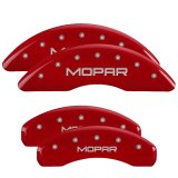 MGP 4 Caliper Covers Engraved Front & Rear MGP Red finish silver ch thumbnail 8