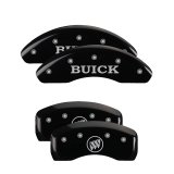 MGP 4 Caliper Covers Engraved Front Buick Engraved Rear Buick Shield Black finish silver ch thumbnail 4