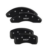 MGP 4 Caliper Covers Engraved Front & Rear MGP Red finish silver ch thumbnail 4