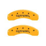 MGP 4 Caliper Covers Engraved Front & Rear Oval logo/Ford Black finish silver ch thumbnail 6