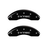 MGP 4 Caliper Covers Engraved Front & Rear i-Vtec Black finish silver ch thumbnail 5