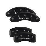 MGP 4 Caliper Covers Engraved Front & Rear MGP Red finish silver ch thumbnail 5