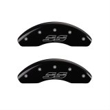 MGP 4 Caliper Covers Engraved Front & Rear Impala style/SS Black finish silver ch thumbnail 1