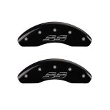 MGP 4 Caliper Covers Engraved Front & Rear Impala style/SS Black finish silver ch thumbnail 7