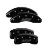 MGP 4 Caliper Covers Engraved Front & Rear Impala style/SS Black finish silver ch thumbnail 8
