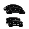 MGP 4 Caliper Covers Engraved Front Cadillac Engraved Rear ATS Black finish silver ch thumbnail 8