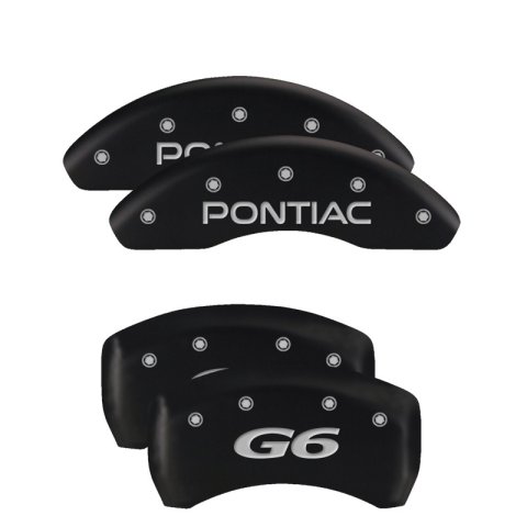 MGP 4 Caliper Covers Engraved Front & Rear MGP Black finish silver ch thumbnail 7