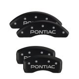 MGP Front set 2 Caliper Covers Engraved Front MGP Black finish silver ch thumbnail 6