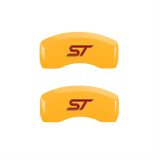 MGP 4 Caliper Covers Engraved Front & Rear No bolts/ST Yellow finish black ch thumbnail 2